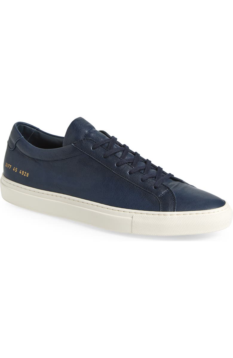 Common Projects Achilles Sneaker, Main, color, Navy