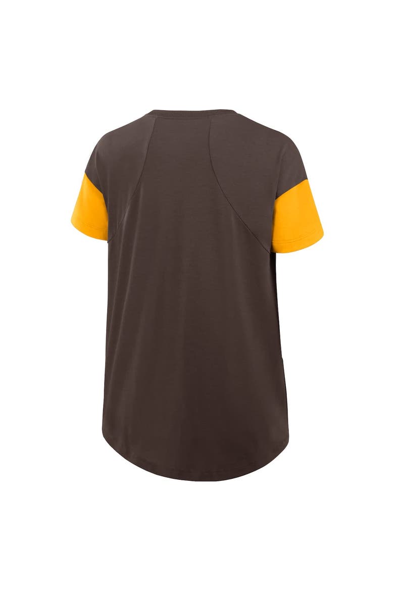 Women's Nike Brown San Diego Padres Flowy T-Shirt, Alternate, color, Brown