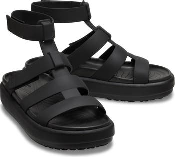 Brooklyn Luxe Water Resistant Gladiator Fisherman Slide Sandal