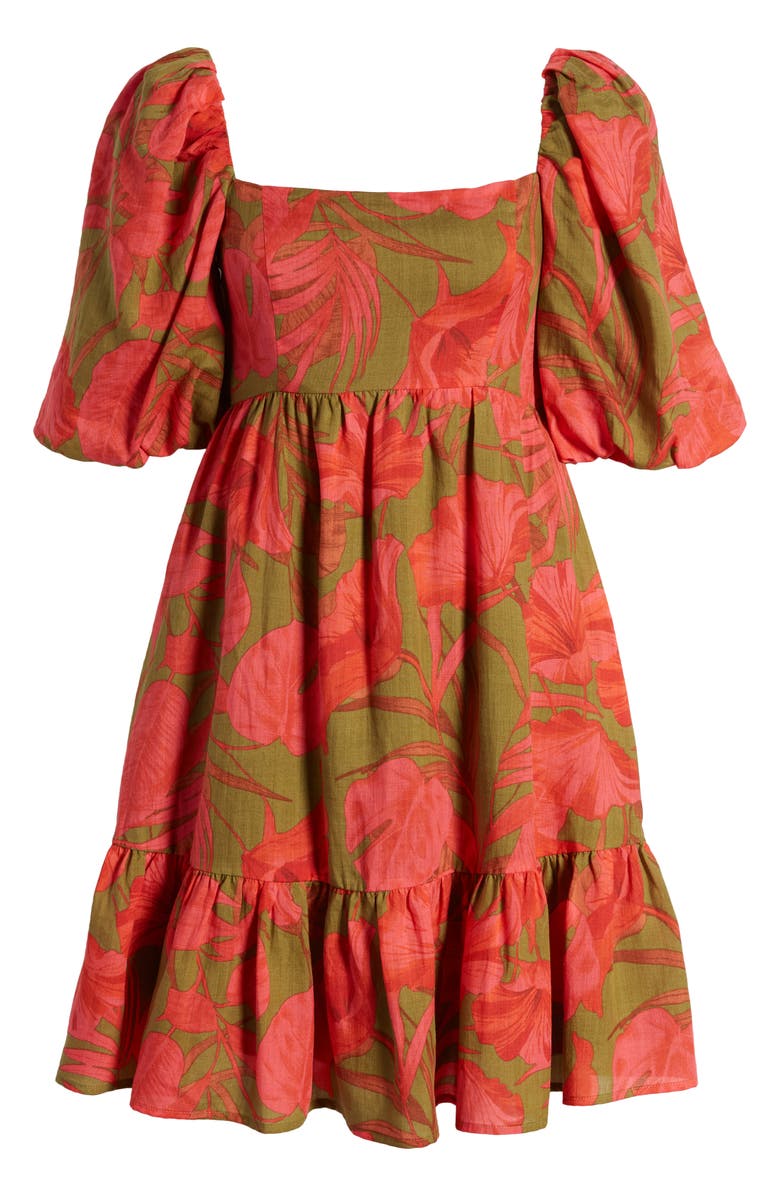 Chelsea28 Puff Sleeve Babydoll Dress, Alternate, color,