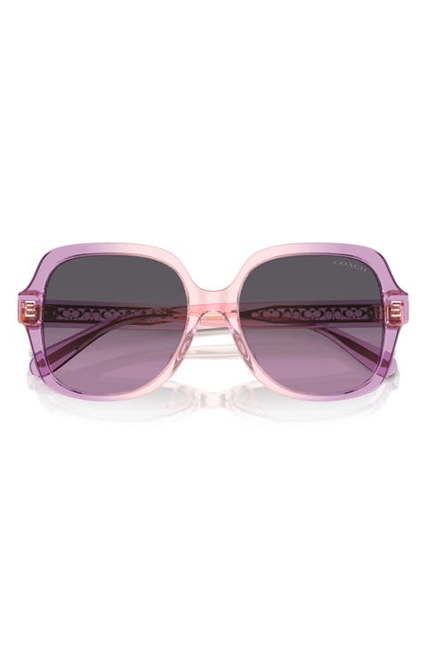 54mm Square Gradient Sunglasses