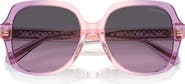 COACH 54mm Square Gradient Sunglasses