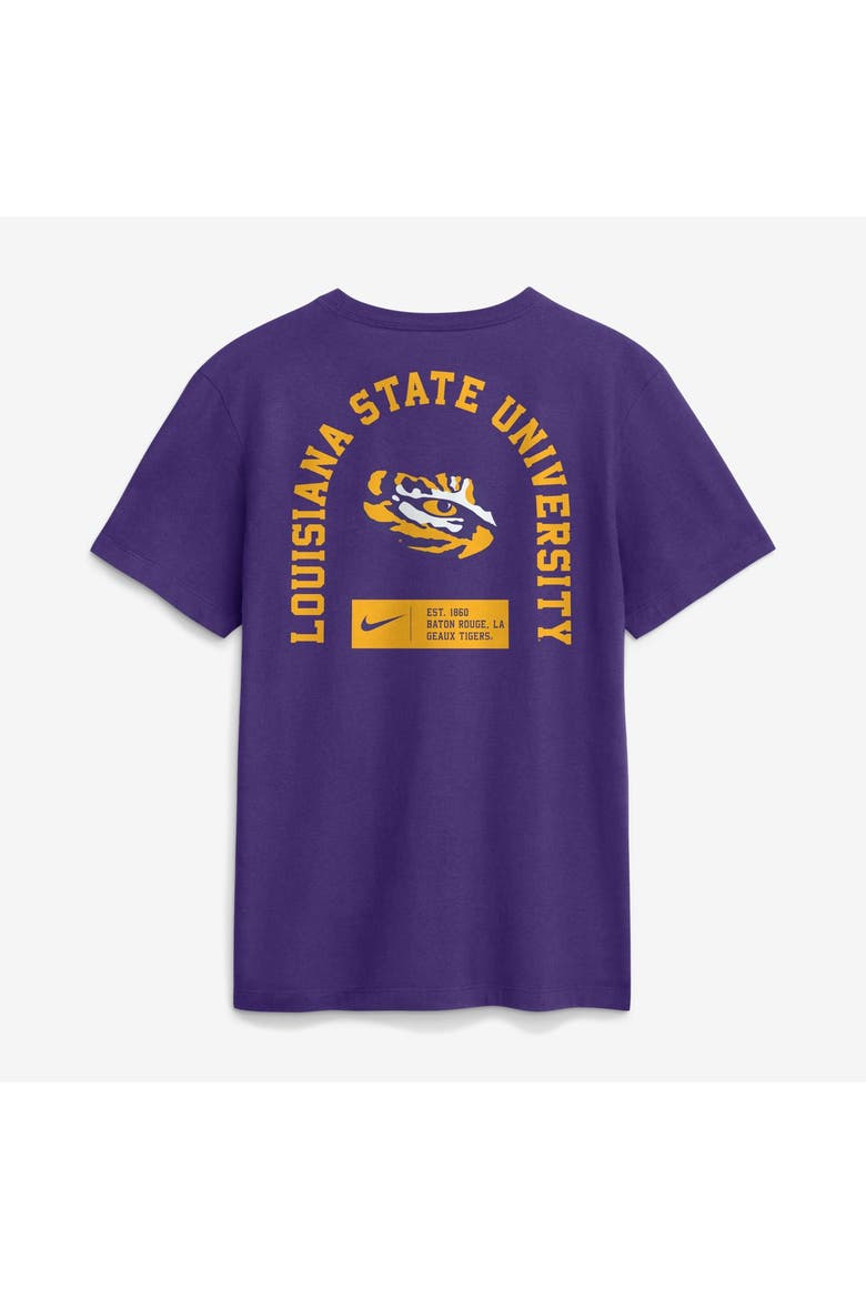 Men's Nike Purple LSU Tigers Primetime Crew T-Shirt, Alternate, color, Purple
