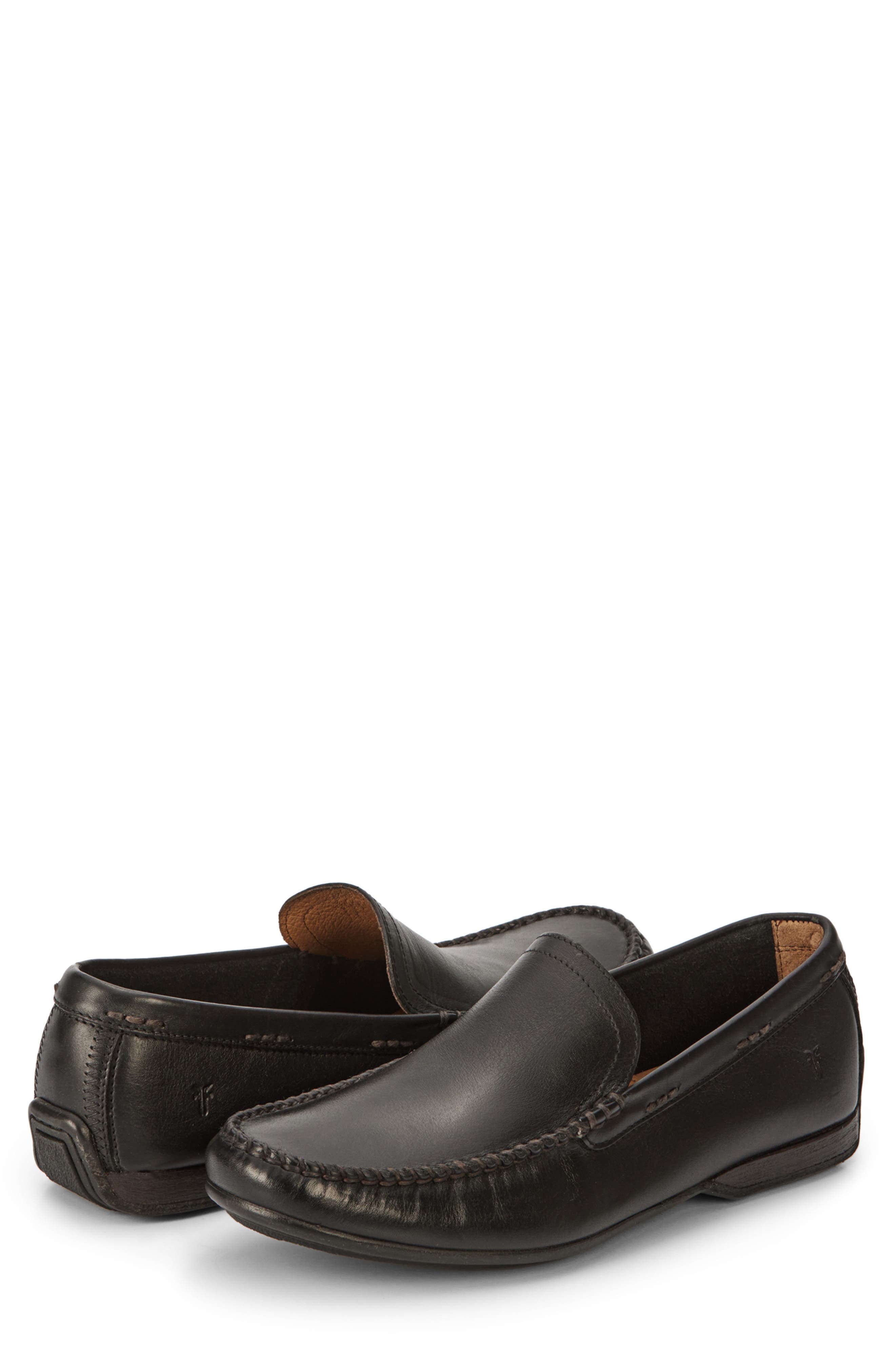 Men’s Frye Lewis Venetian Black Leather Loafer Size 12D Frye Lewis Venetian Loafer (Men) | Nordstrom main image 3