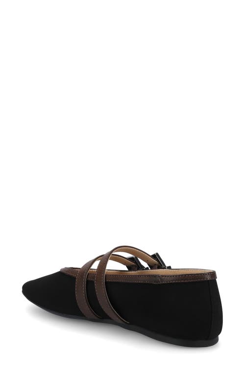 Journee Collection Florene Double Buckle Mary Jane Flat