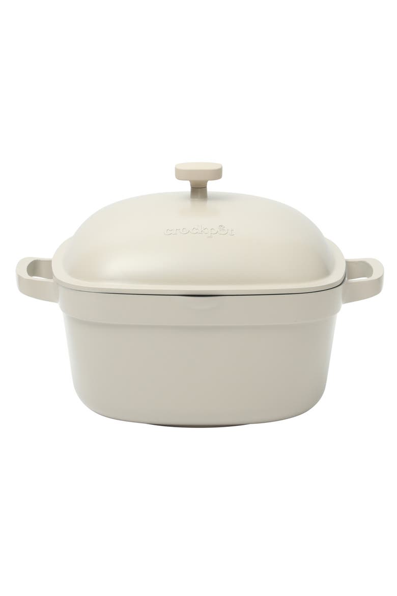 Northvale Lightweight Cast Aluminum Dutch Oven with Lid, Main, color, Matte Linen