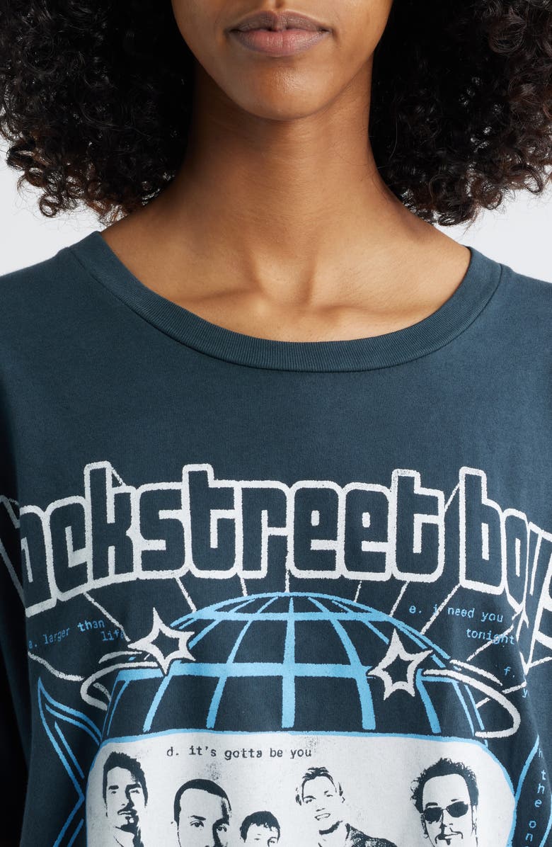 Daydreamer Backstreet Boys Into the Mille Cotton Graphic T-Shirt, Alternate, color, Vintage Black