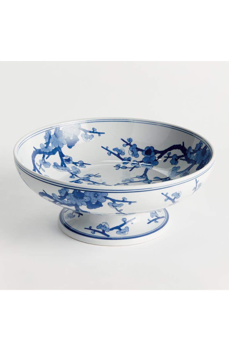 Napa Home & Garden Barclay Butera Dynasty Empress Decorative Footed Bowl, Alternate, color, Blue