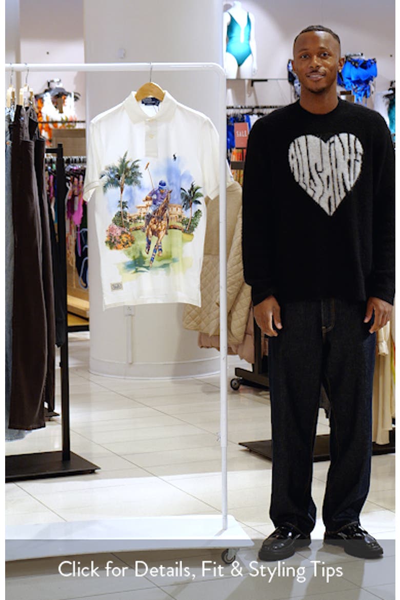 Classic Fit Cotton Piqué Graphic Polo (Men) | Nordstrom