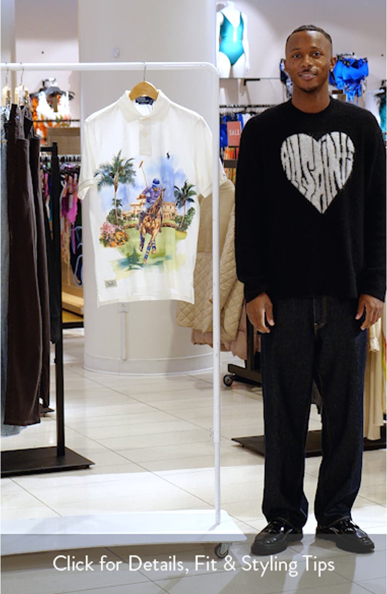 Classic Fit Cotton Piqué Graphic Polo, sales video thumbnail