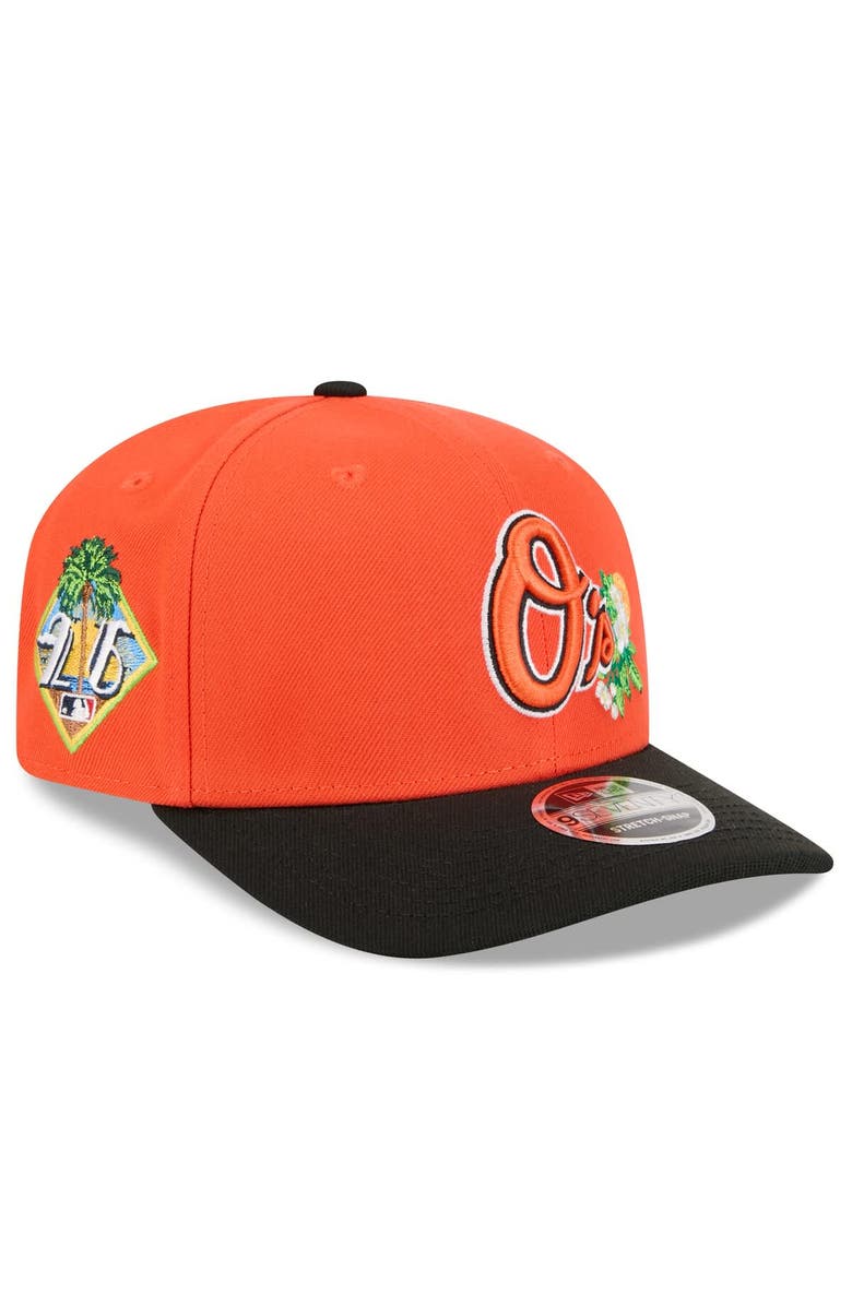 New Era Men's New Era Orange/Black Baltimore Orioles 2026 Spring Training 9SEVENTY Adjustable Hat, Main, color, Orange