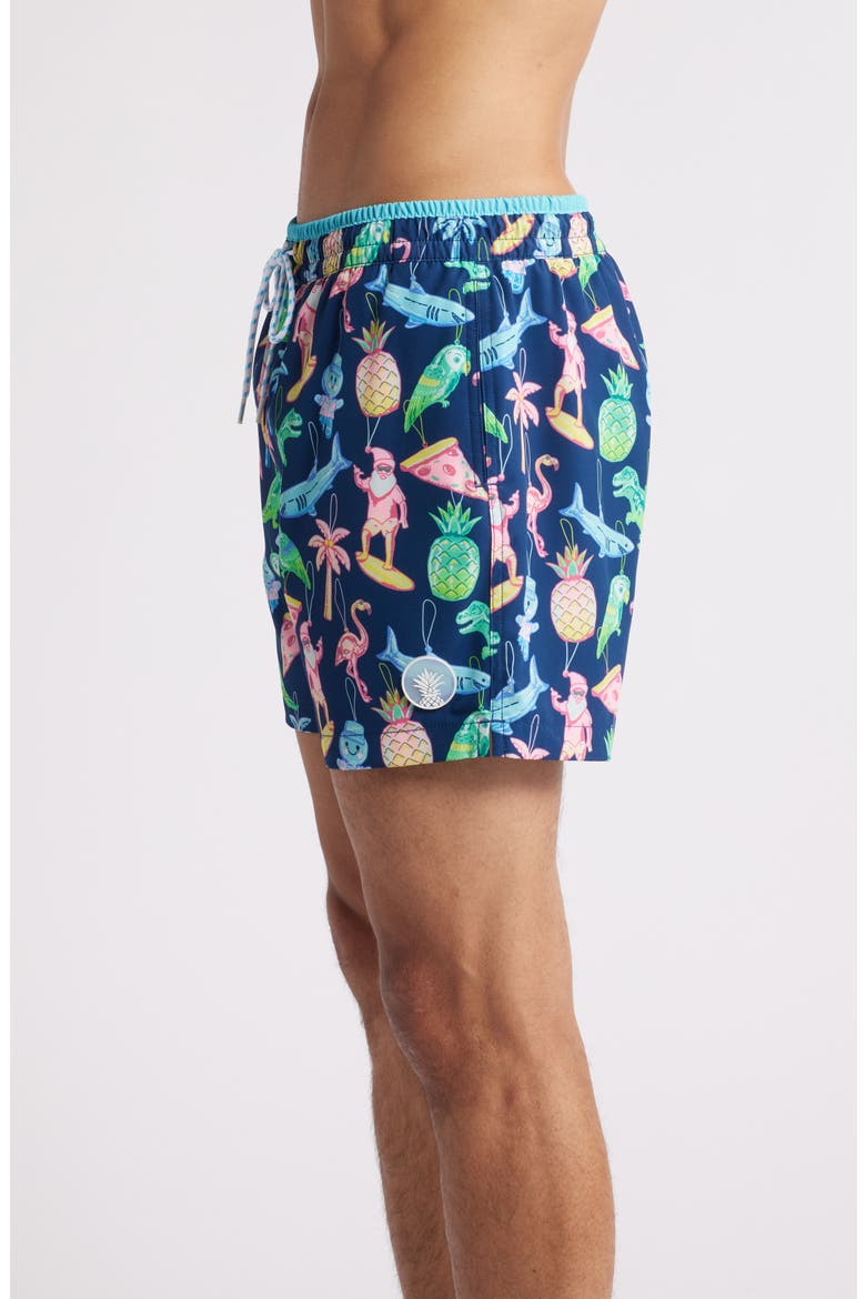 The Holidoozies 5.5-Inch Swim Trunks, Alternate, color, NAVY