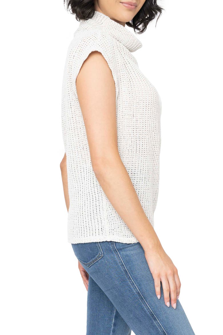 Funnel Neck Sweater, Alternate, color, NATURAL