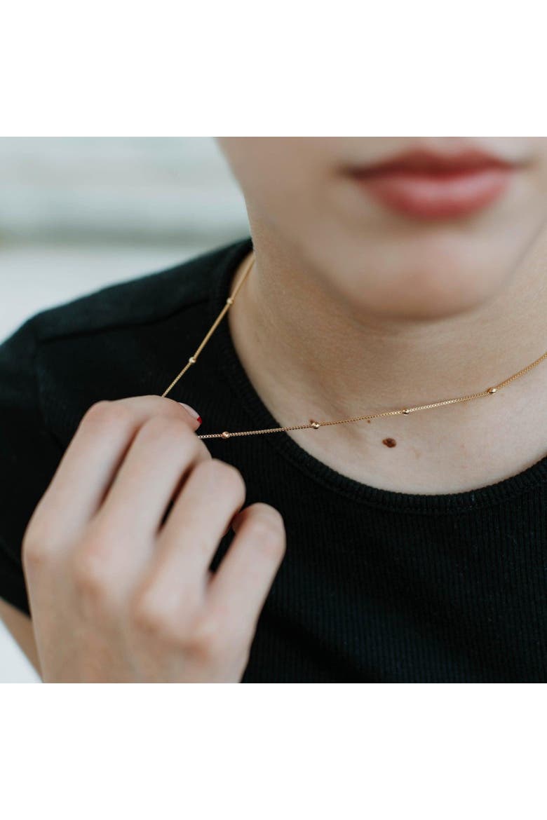 Solara Necklace, Alternate, color, Gold