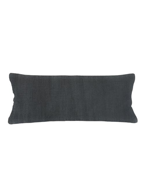 Anaya So Soft Linen Body Pillow With Down Alternative Insert In Antique Grey