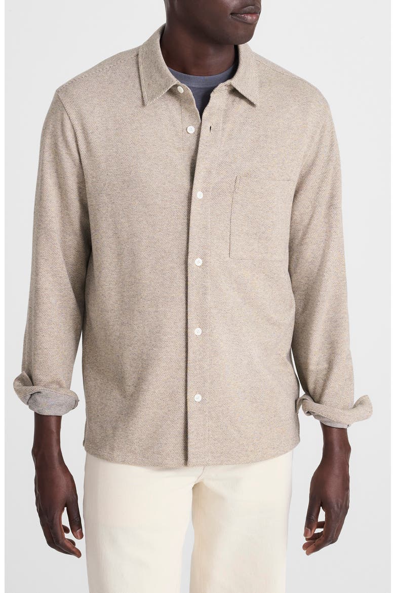 The Devoe Button-Up Shirt, Main, color, TWILL FATIGUE KHAKI