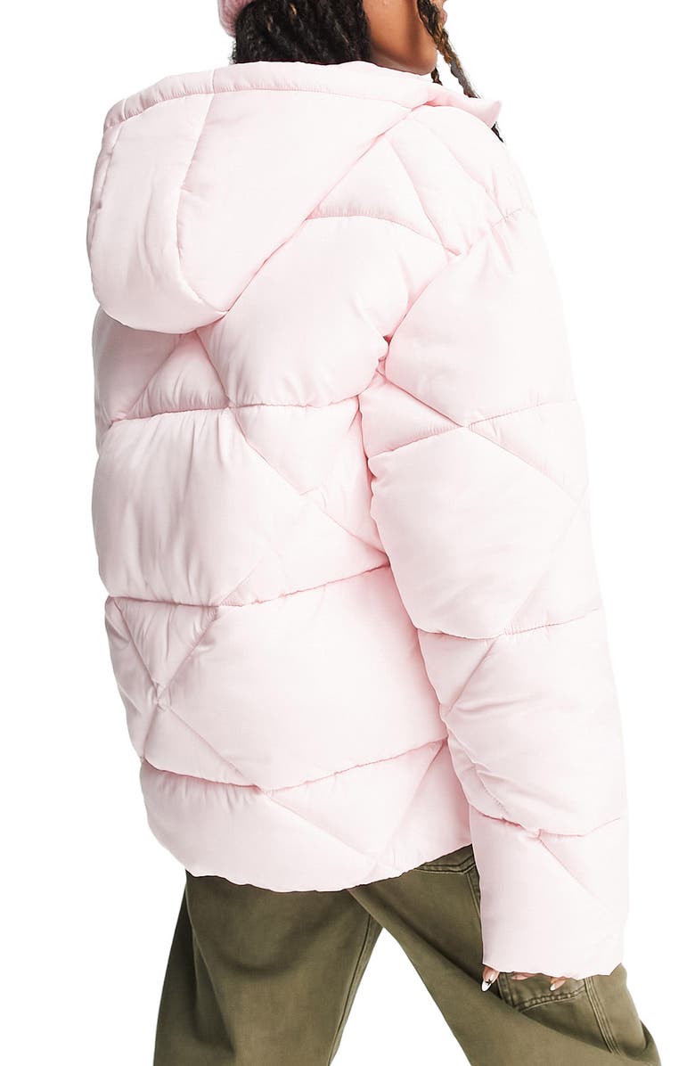 ASOS DESIGN Quilted Puffer Jacket, Alternate, color,