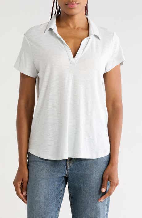 Curved Hem Polo