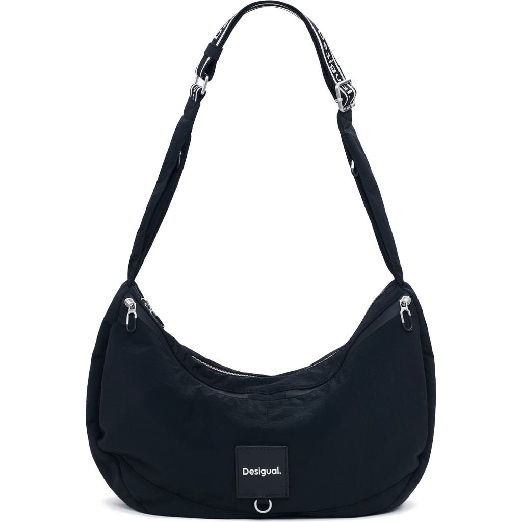 Desigual Large Travel Crossbody Bag In Blue
