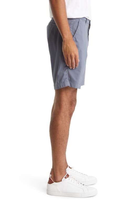 Ag Wanderer 8.5-inch Stretch Cotton Chino Shorts In Gray