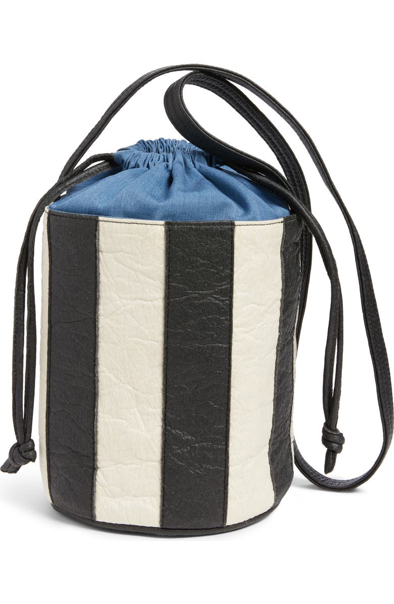 HOZEN Stripe Bucket Bag, Main, color,