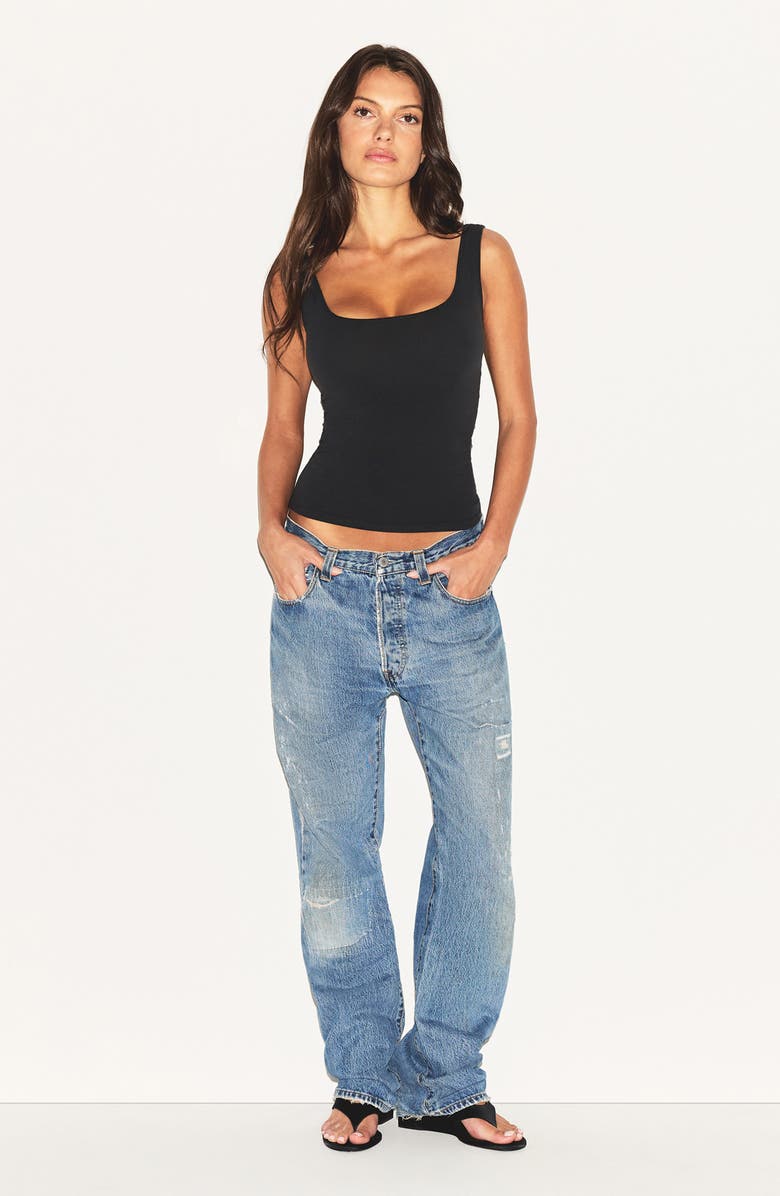 SKIMS Stretch Cotton Jersey Tank, Alternate, color,