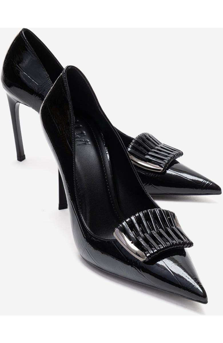 Prologue Shoes Guerni Stiletto Pump, Main, color, Black Print