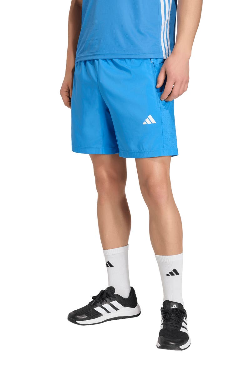 Workout Essentials Base Shorts, Main, color, RAY BLUE