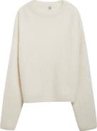 TOTEME Mohair & Wool Blend Rib Sweater