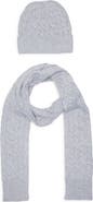 Treasure & Bond Cable Knit Scarf & Beanie Set