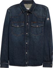 Moncler Cotton Denim Overshirt