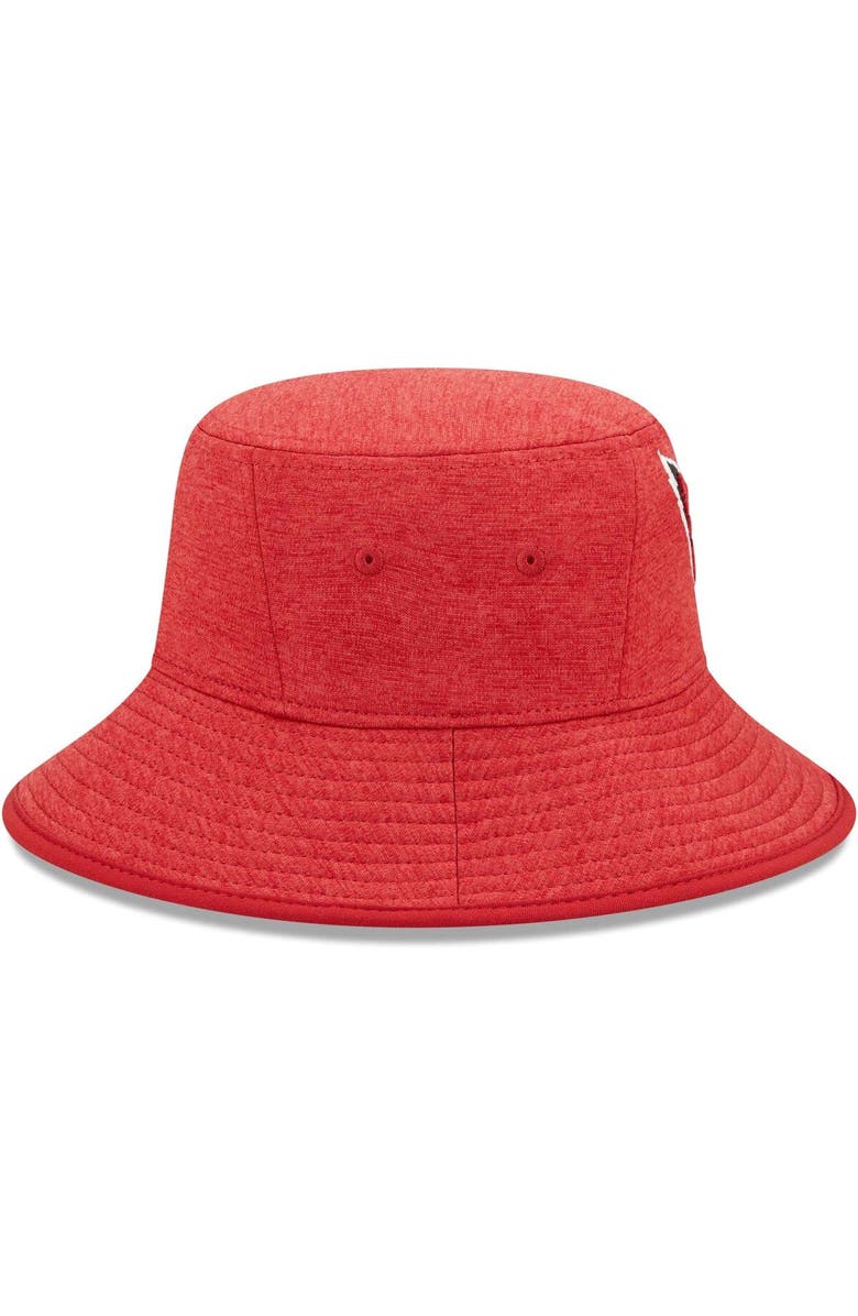 New Era Men's New Era Heather Cardinal Arizona Cardinals Bucket Hat, Alternate, color,