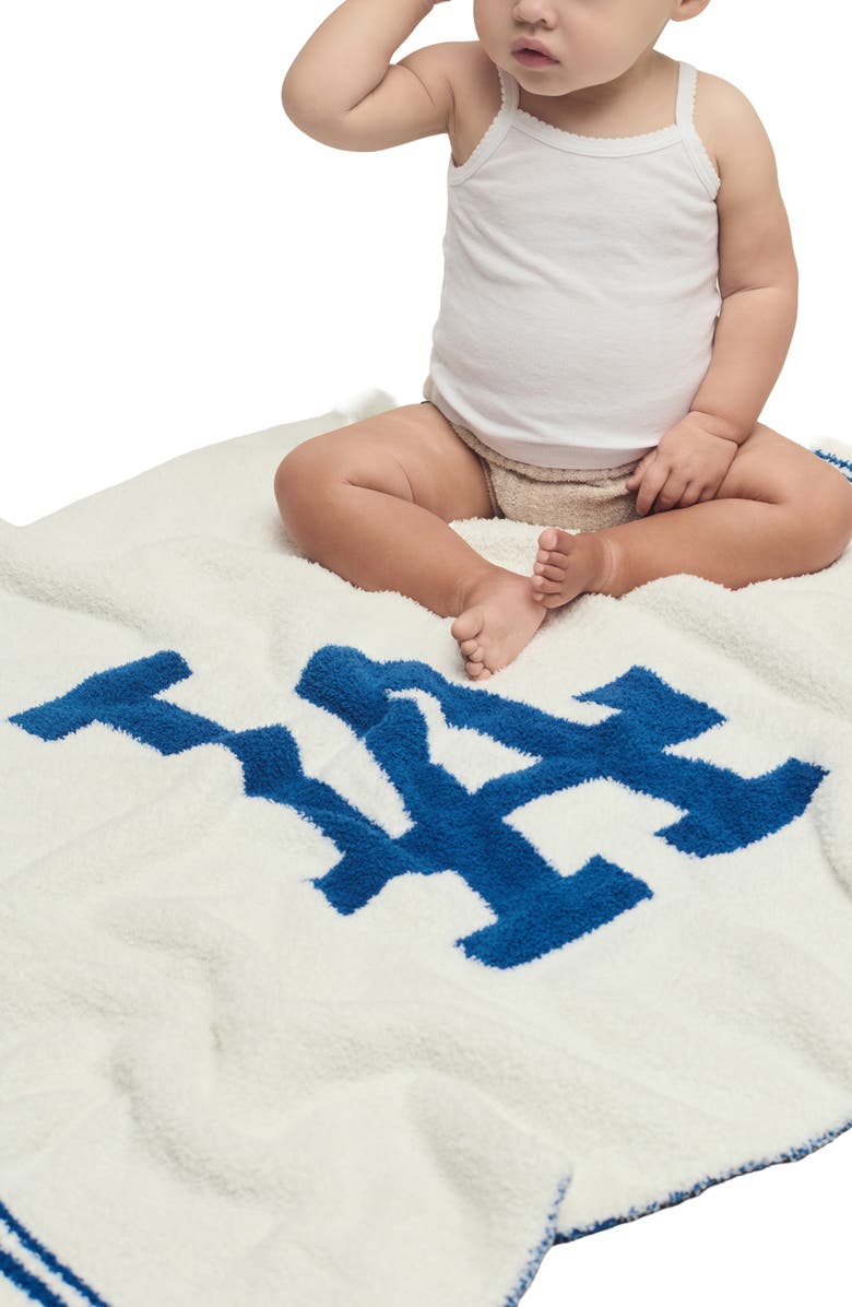 Barefoot Dreams<sup>®</sup> x MLB CozyChic<sup>®</sup> Stroller Blanket, Alternate, color, Dodgers Multi
