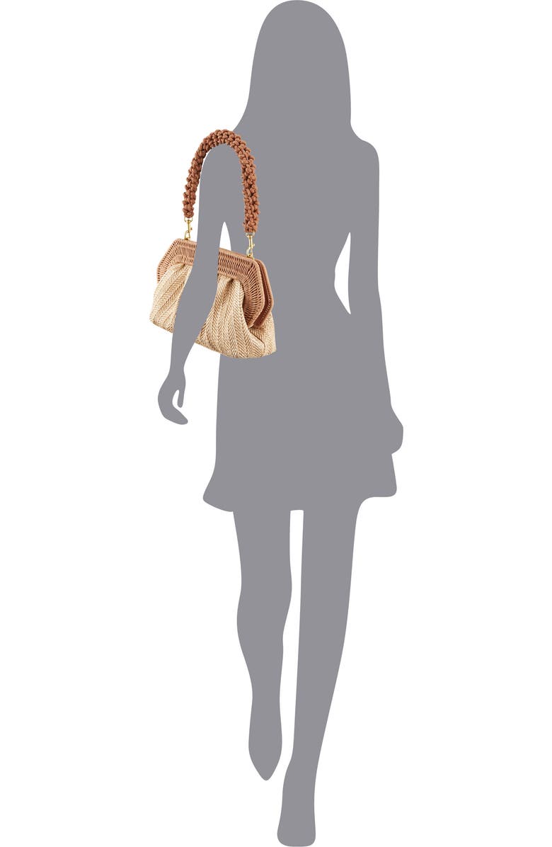 Vince Camuto Amari Woven Clutch, Alternate, color,