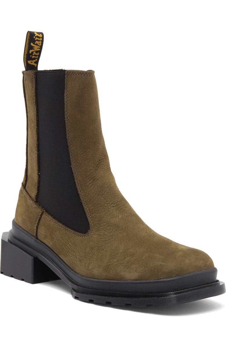 Dr. Martens Maybole Tall Chelsea Boot, Main, color, Dms Olive Buttersoft