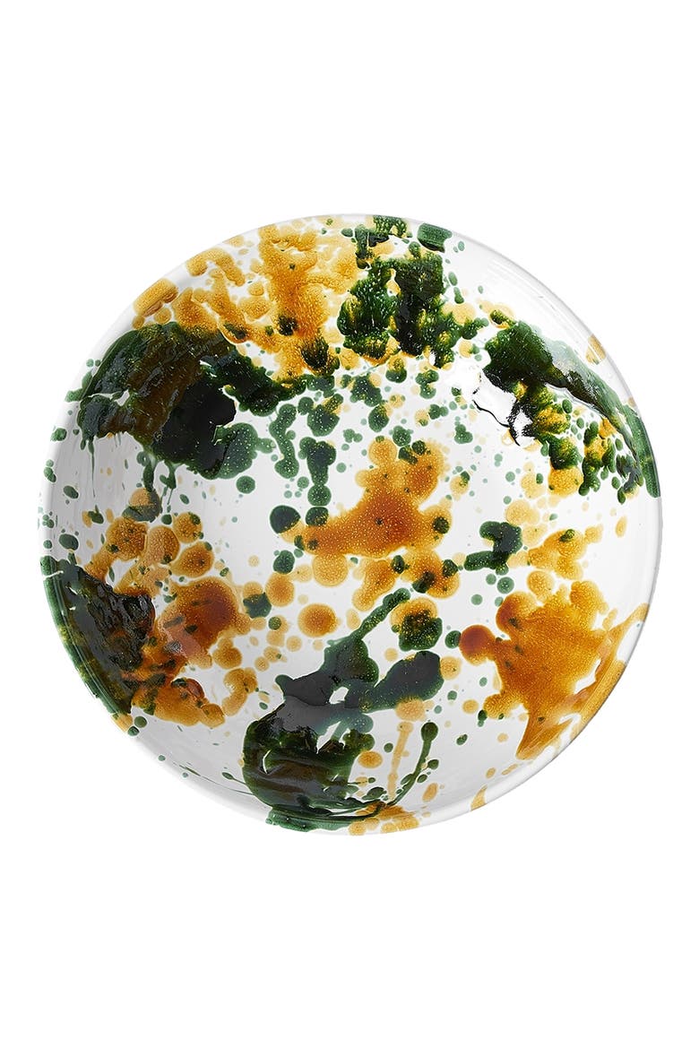 Serving Bowl, Main, color, MUSTARD/ GREEN
