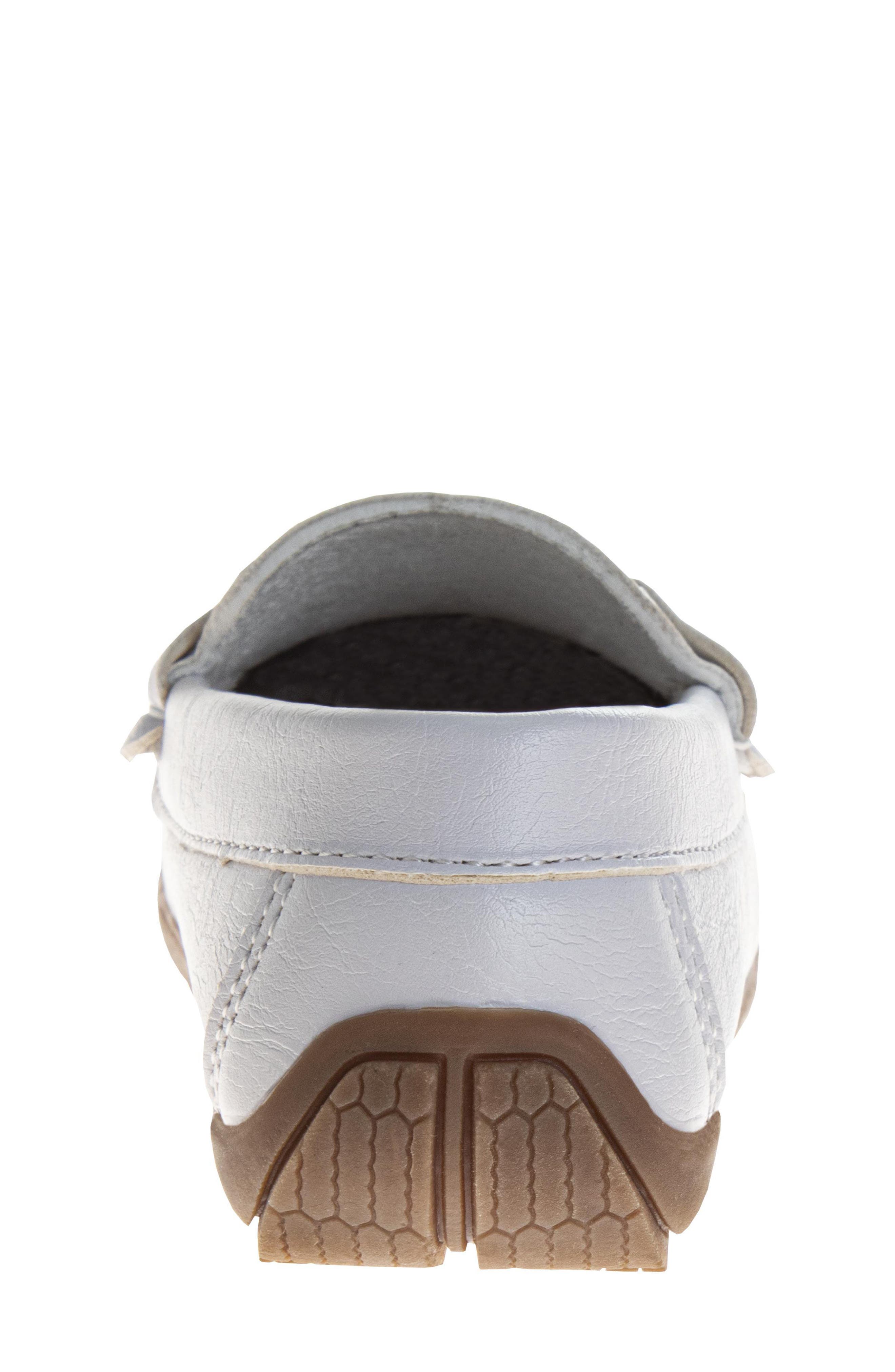 Kids' Horesbit Moc Loafer, Alternate, color, WHITE