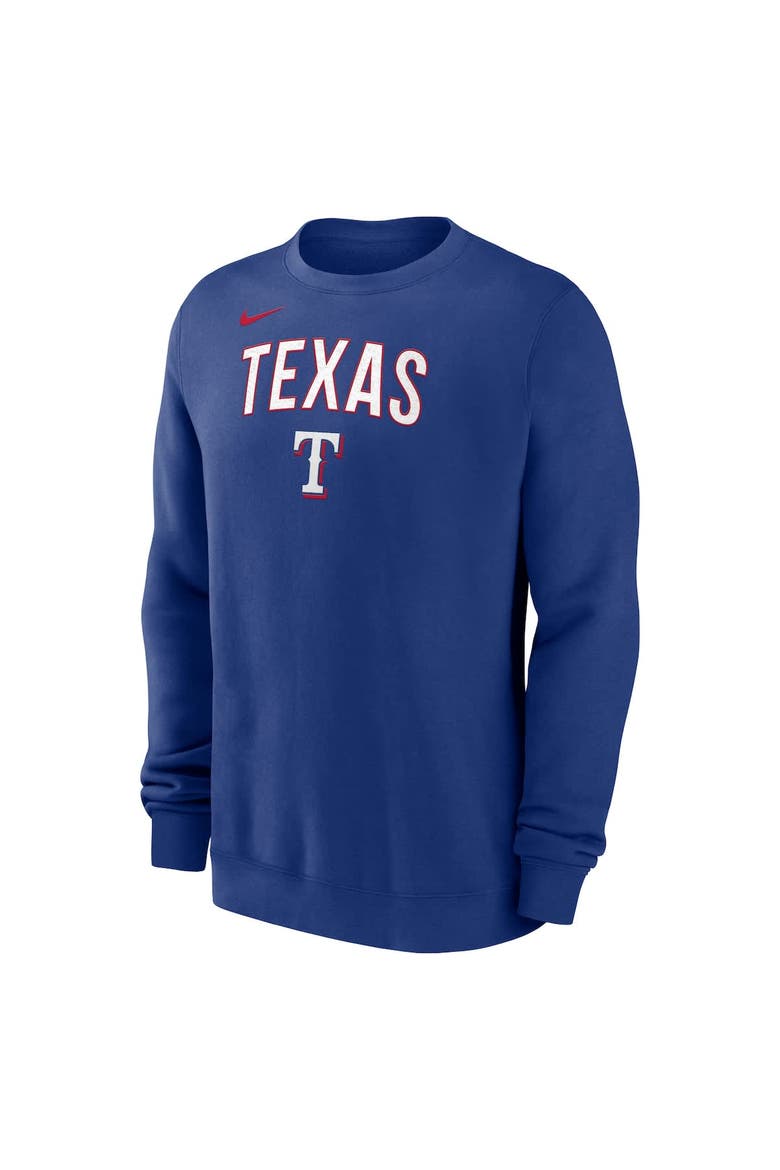 Men's Nike Royal Texas Rangers Pullover Sweatshirt, Alternate, color, Royal