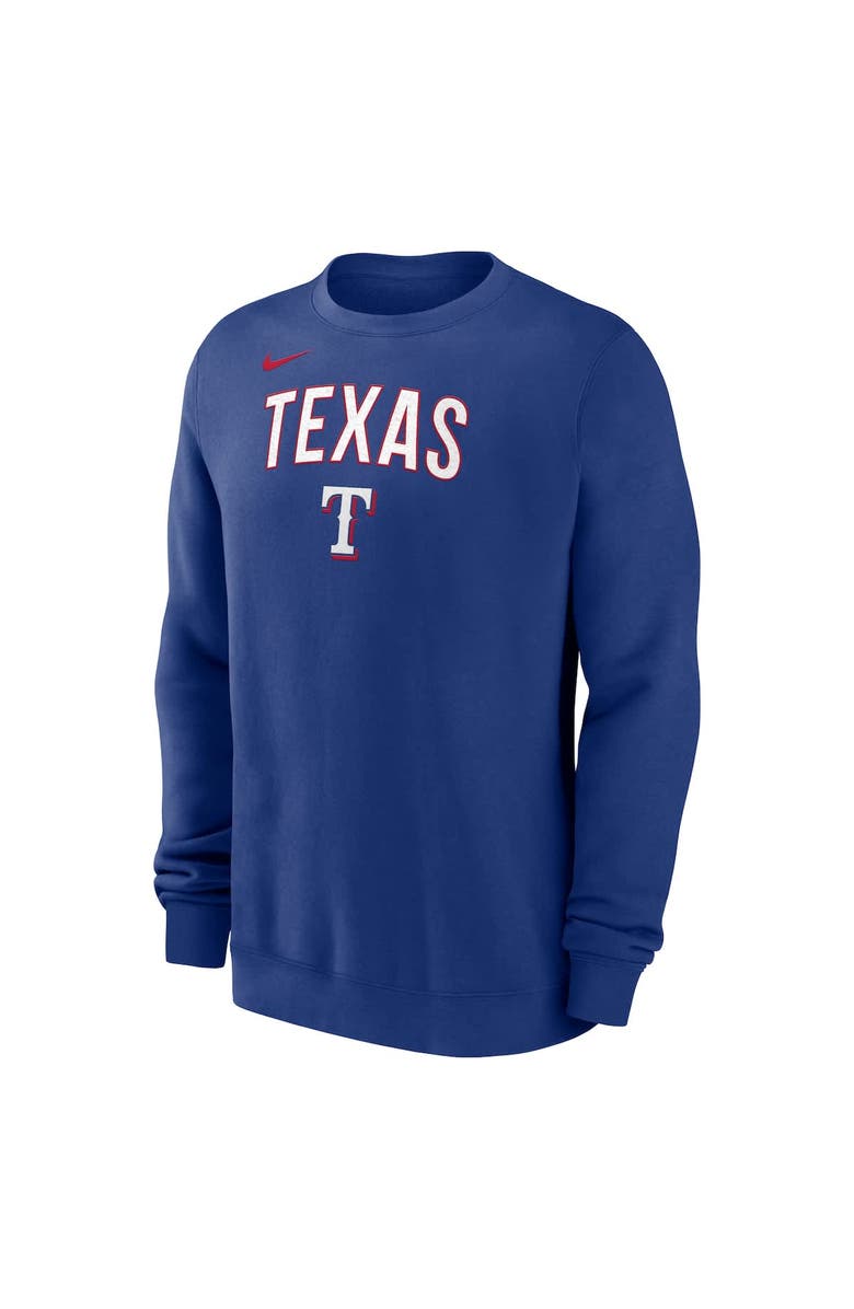 Nike Men's Nike Royal Texas Rangers Pullover Sweatshirt, Alternate, color, Royal