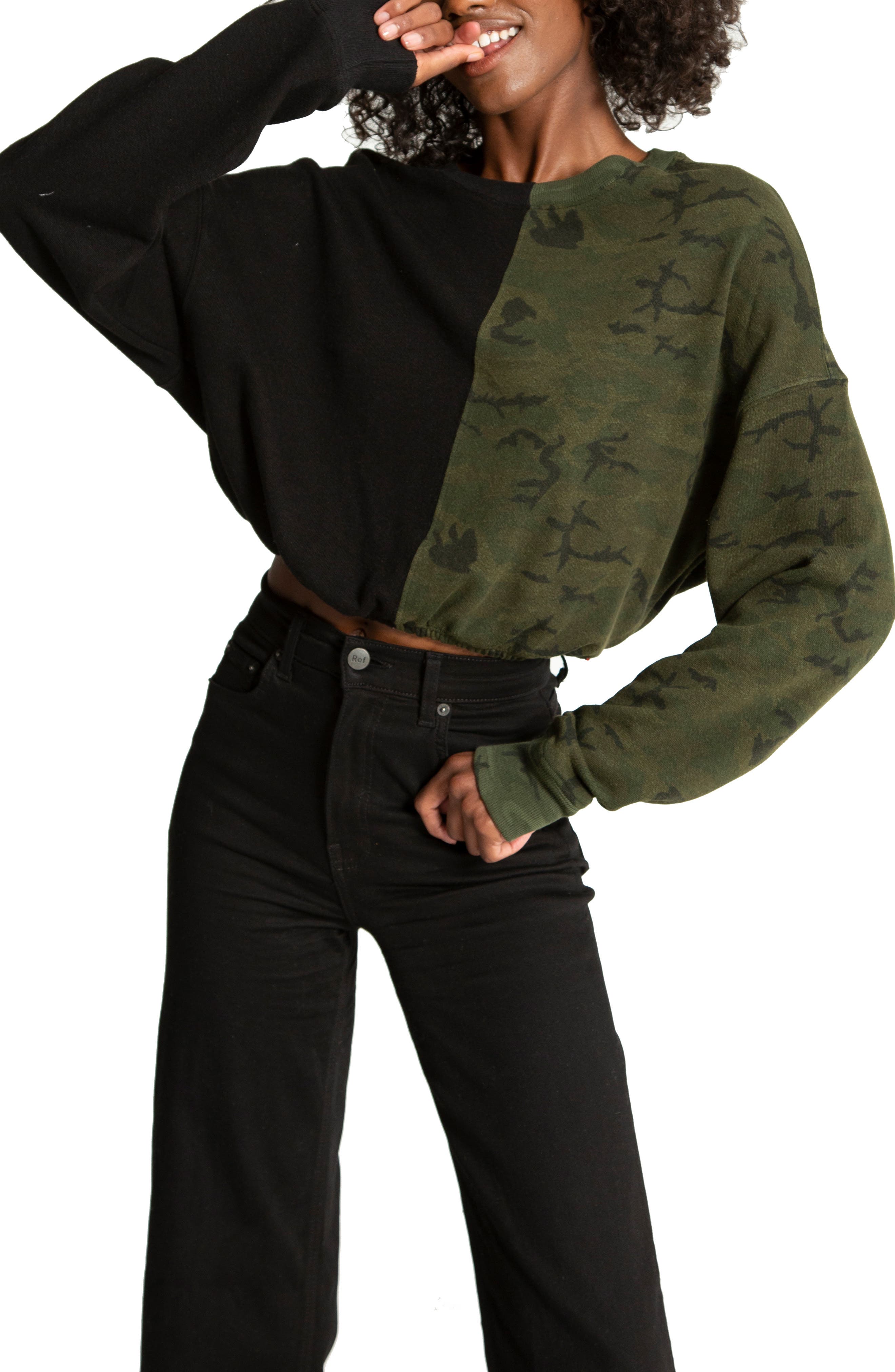 n:PHILANTHROPY Ronan Crop Sweatshirt (Women) | Nordstromrack