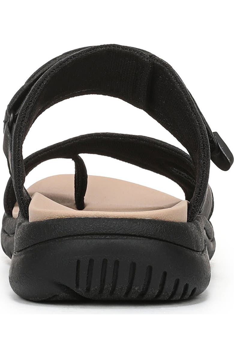 Dr. Scholl's Island Breeze Slide Sandal, Alternate, color, Black Faux Leather
