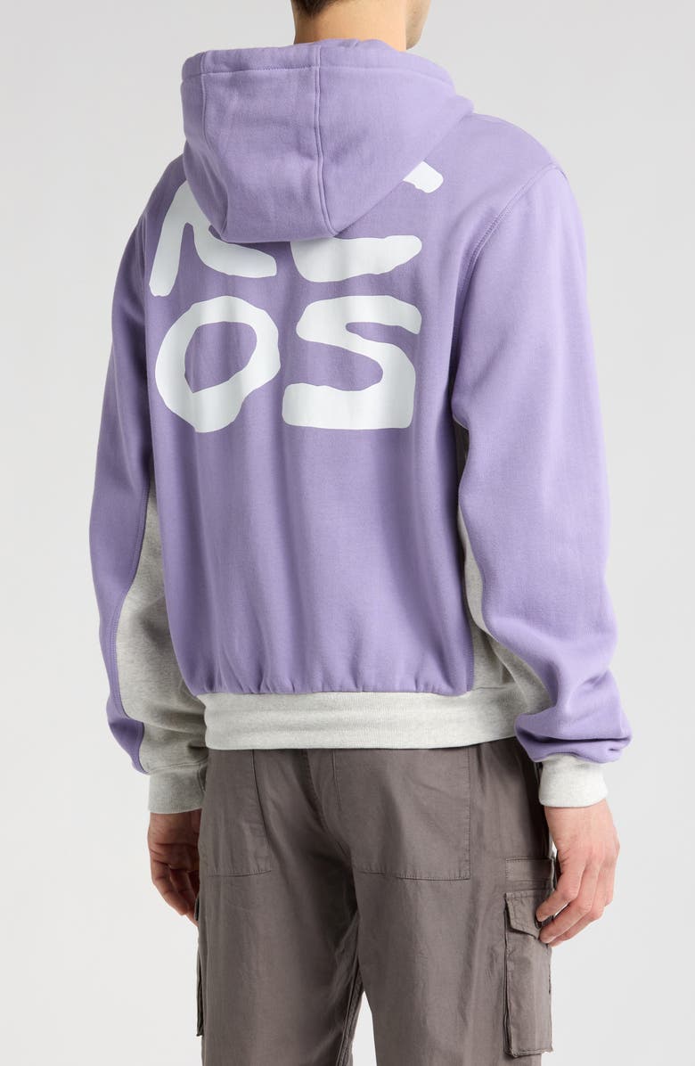 RC Outdoor Supply Stack Logo Graphic Zip-Up Hoodie, Alternate, color, Lavender