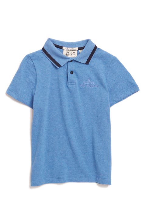 Kids' Piqué Washed Polo (Big Kid)