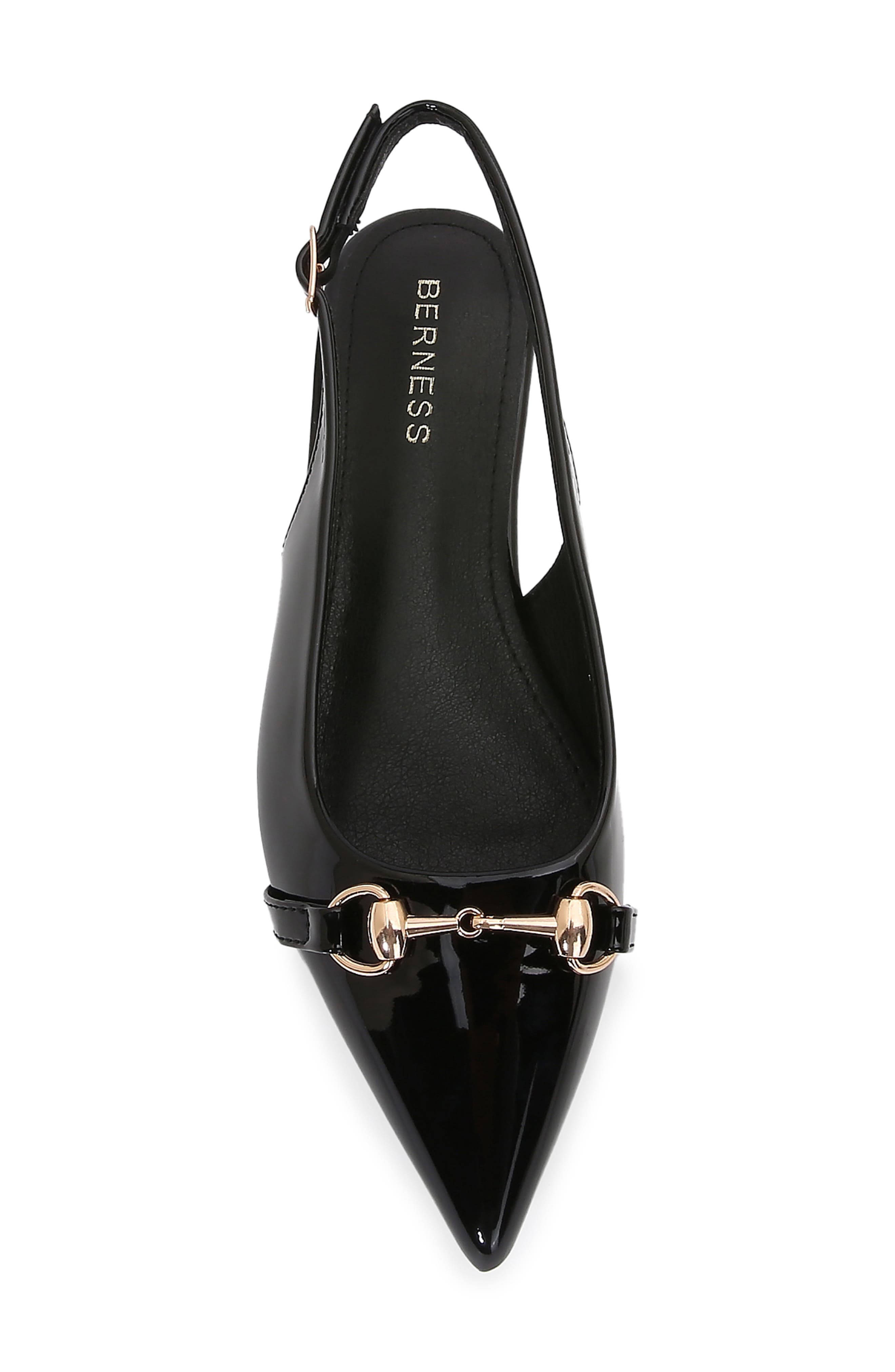 BERNESS Bit Slingback Flat, Alternate, color, Black