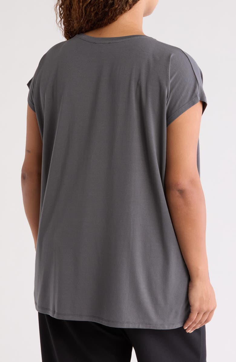 Eileen Fisher V-Neck Tencel<sup>®</sup> Lyocell T-Shirt, Alternate, color,