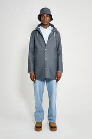 Stutterheim Stockholm Long Sleeve Hooded Raincoat