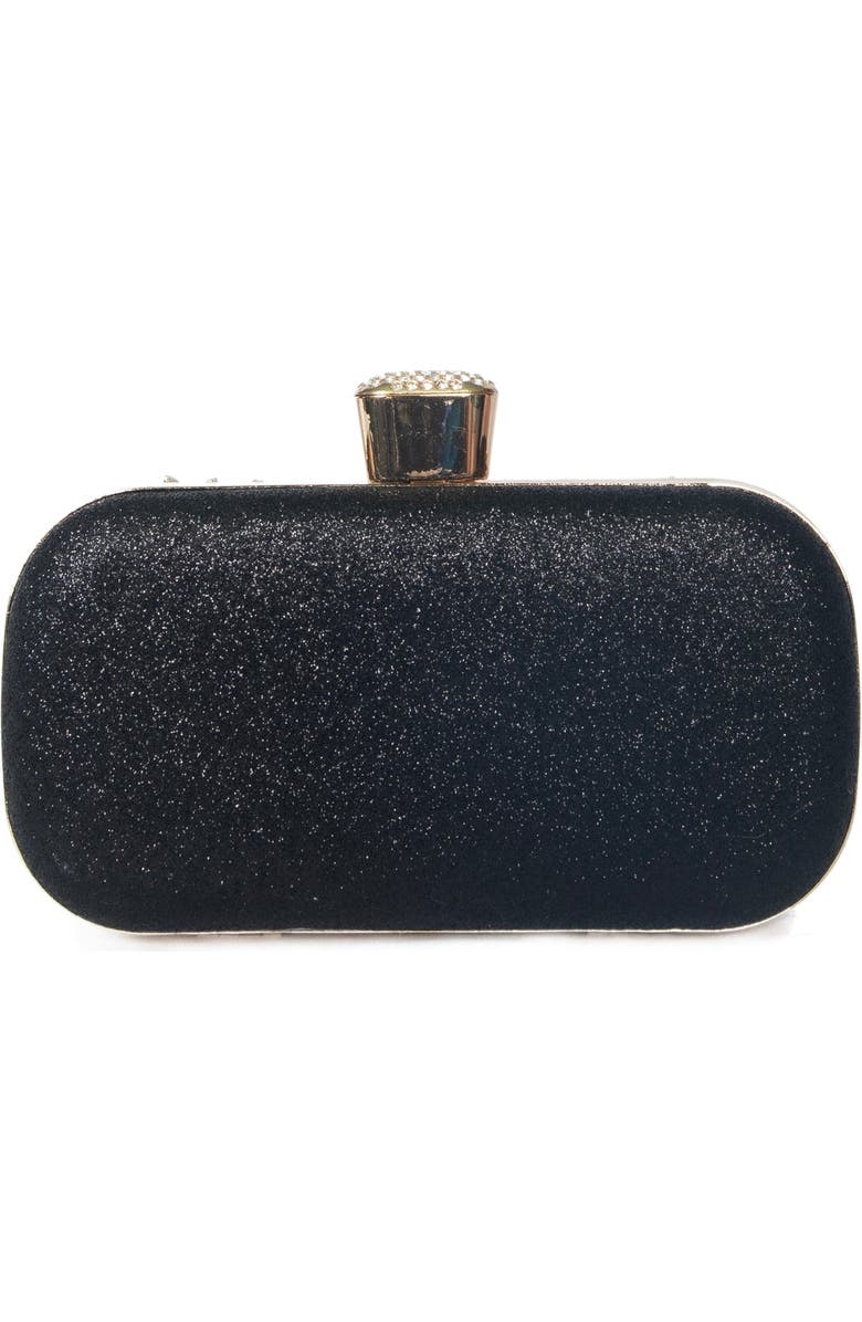 Lauren Lorraine Sofie Clutch, Alternate, color, Black