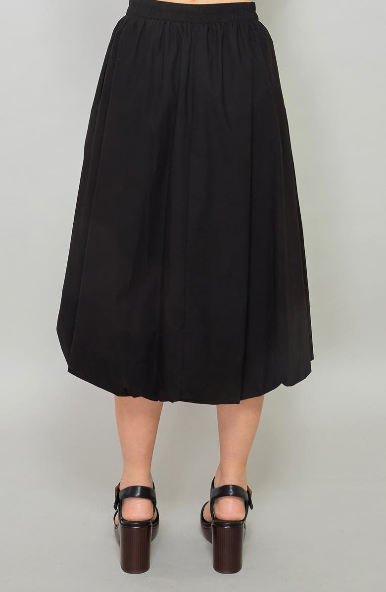 MELLODAY Bubble Hem Midi Skirt, Alternate, color, 