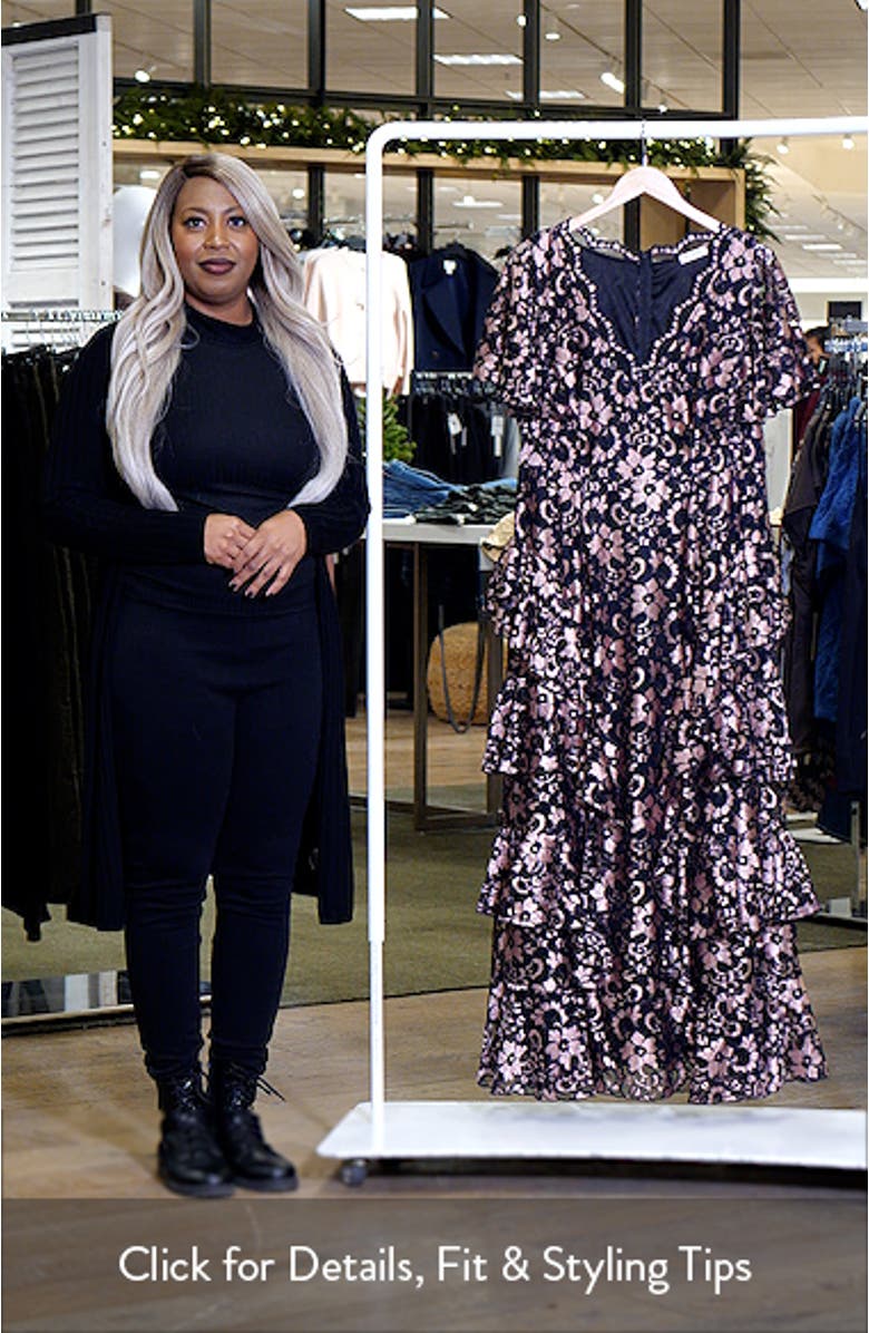 Mon Ange Tiered Lace Gown, sales video thumbnail