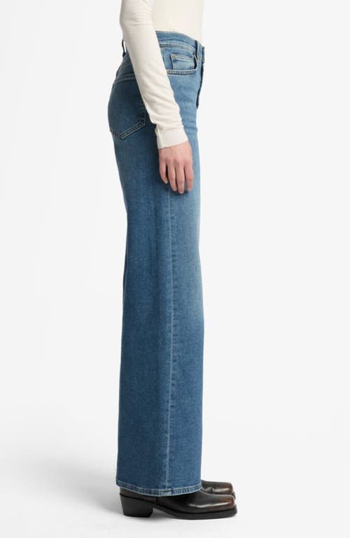 7 For All Mankind Ultra High Waist Jo Wide Leg Jeans In Blue